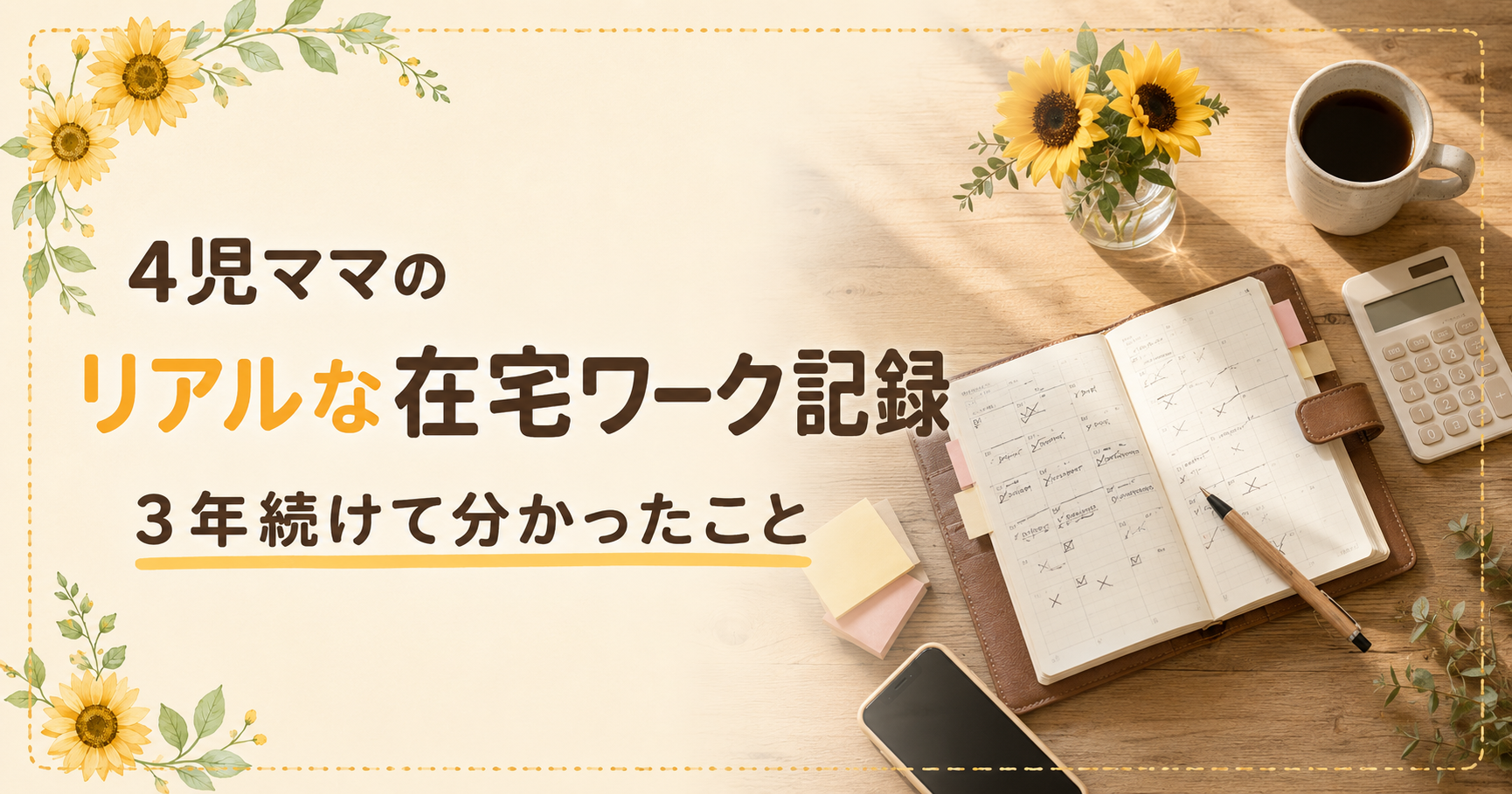 4児ママの在宅ワーク体験